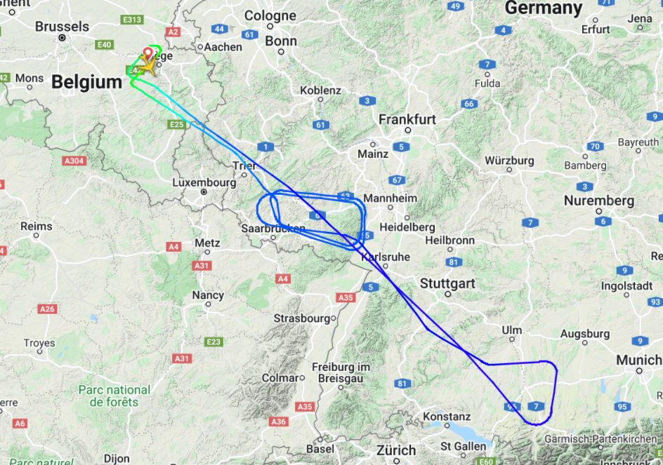 Flugzeug lässt Kerosin über der Pfalz ab - SWR Aktuell
