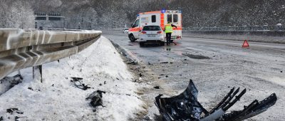 Glatte Straßen führen zu zahlreichen Unfällen im Saarland