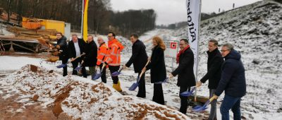 Spatenstich auf Giga-Baustelle: A8 bei Neunkirchen wird komplett erneuert