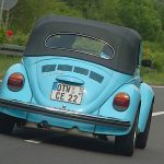 Das Foto zeigt einen VW Käfer mit Ottweiler Kennzeichen