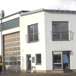 Blick auf das Firmengelände der Klein Containerdienst Recycling GmbH in Merchweiler. Foto: Klein Containerdienst