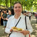 Das Foto zeigt Victoria vom Saarbrücker Kompass auf dem Streetfood Festival
