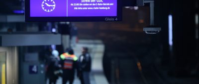 Warnstreik bei der Bahn – Hamburg