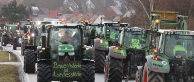 Bauernprotest in Thüringen