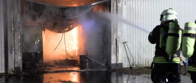 Explosion – Garagenbrand – Umweltalarm