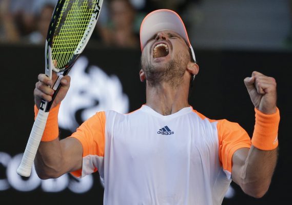 Kann Mischa Zverev heute wieder so jubeln wie beim Sieg gegen Andy Murray? Foto: Dita Alangkara (AP)/dpa