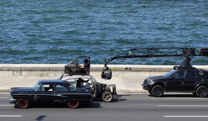 Heiße Actionszenen sind bei „Fast and Furious 8" vorprogrammiert. Foto: EPA/Rolando Pujol.