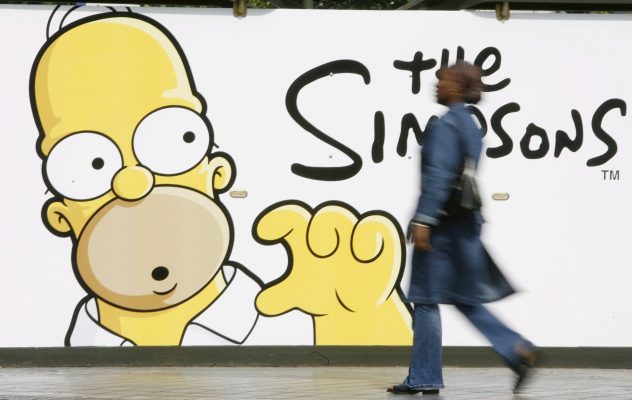 Seit 30 Jahren im Geschäft: Homer und seine Familie, die Simpsons. Foto: dpa/Benoit Doppagne