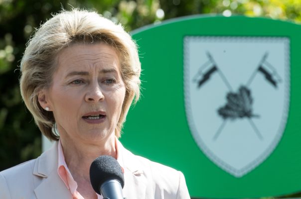 Bundesverteidigungsministerin Ursula von der Leyen (CDU). Foto: Patrick Seeger/dpa.