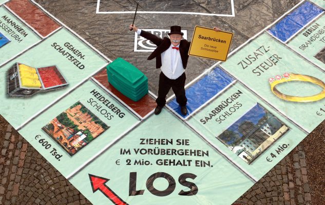 2007 schaffte es Saarbrücken schon auf den ersten Platz des Deutschland Monopoly. Foto: Gero Breloer/dpa-Bildfunk.