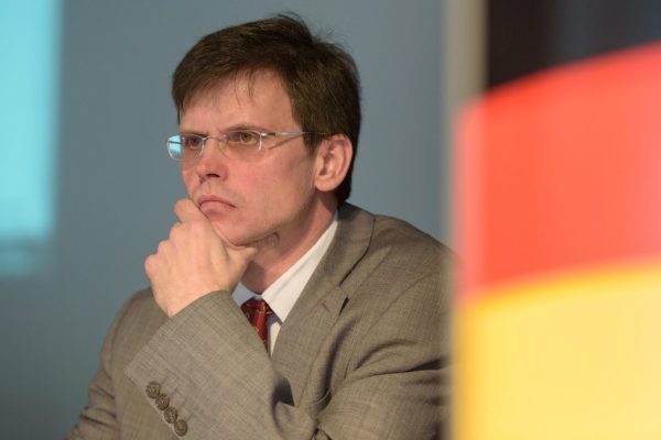 Der AfD-Abgeordnete Lutz Hecker. Foto: Oliver Dietze/dpa-Bildfunk