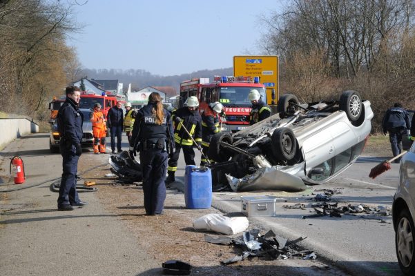 Zwischen Quierschied und Fischbach kam es zu dem Unfall. Foto: BeckerBredel