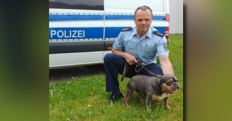 Magic Mike unter „Polizeischutz". Foto: Bundespolizei Bexbach