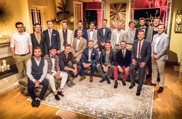 Die 20 Single-Männer, die in der Show um die Bachelorette 2018 werben. Foto: MG RTL D/Frank Irlenborn