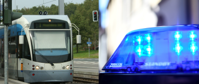 Zwei Personen wurden bei dem Reizgasangriff in der Saarbahn bei Lebach leicht verletzt. Symbolfotos: (links) BeckerBredel | (rechts) dpa-Bildfunk/Patrick Seeger