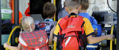 In Luxemburg können Kinder umsonst mit dem Bus fahren. Symbolfoto: dpa-Bildfunk/Franziska Kraufmann