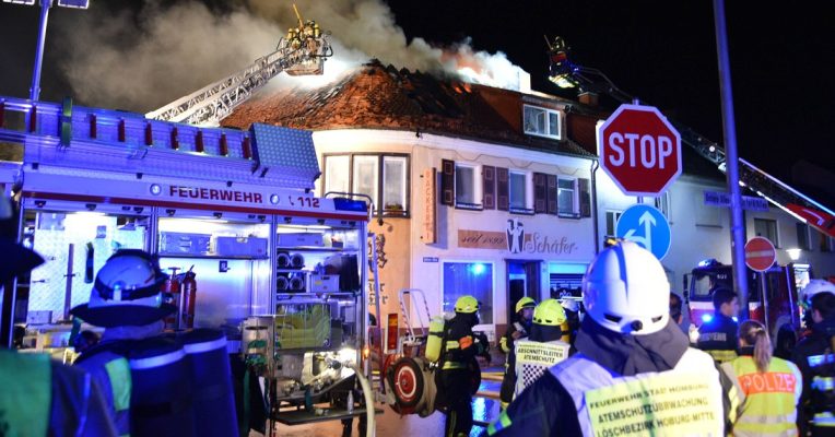 Bei dem Großbrand in Homburg entstand ein Schaden in Millionenhöhe. Foto: BeckerBredel