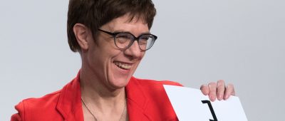 Ist Annegret Kramp-Karrenbauer bald die neue Nummer 1 der CDU? Bild: Hendrik Schmidt/dpa-Bildfunk