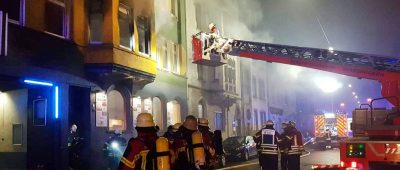 Das Feuer brach in der Richard-Wagner-Straße aus. Foto: BeckerBredel