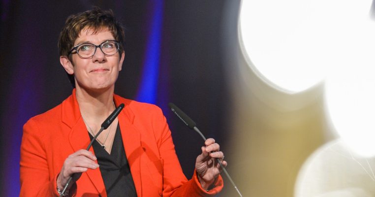 Annegret Kramp-Karrenbauer ist im vergangenen Monat zur neuen Vorsitzenden der CDU gewählt worden. Archivfoto:   Axel Heimken/dpa-Bildfunk.
