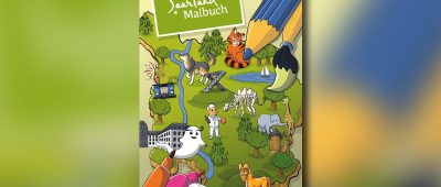 Das Cover des Saarland-Malbuchs. Illustration: Laura Lücke | Screenshot: Homepage Tourismuszentrale des Saarlandes