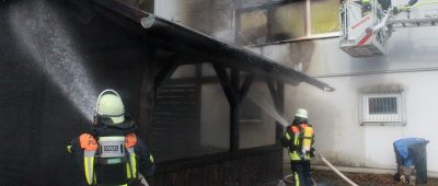 Durch das Feuer entstand Sachschaden in Höhe von rund 70.000 Euro. Foto: Freiwillige Feuerwehr im Regionalverband Saarbrücken.