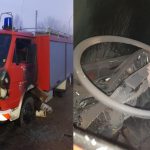 Großer Sachschaden entstand an einem historischen Fahrzeug der Feuerwehr. Fotos: Facebook/Feuerwehr Merzig