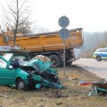 Bei einem schweren Verkehrsunfall in Neunkirchen ist am heutigen Donnerstag (21. Februar 2019) eine Person ums Leben gekommen. Foto: Brandon-Lee Posse