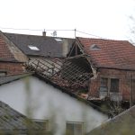 Hier zu sehen: Das zusammengestürzte Haus in Merzig-Hilbringen. Foto: BeckerBredel