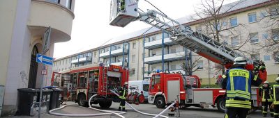 Das Feuer zerstörte eine Wohnung in der Wellesweilerstraße. Foto: Christopher Benkert/Feuerwehr Neunkirchen.