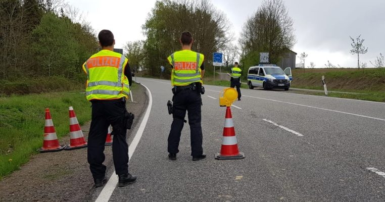 Kontrollen führte die Polizei an den Grenzen zu Frankreich und Luxemburg durch. Foto: Bundespolizei.