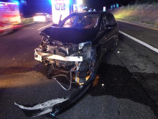 Ein 29-jähriger Mann aus dem Saarland hat einen schweren Unfall auf der A 60 bei Mainz verursacht. Foto: Verkehrsdirektion Mainz