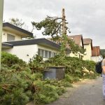 Der "Tornado" hat schwere Schäden in Bobenheim am Berg verursacht. Foto: -/Steil-Tv/dpa