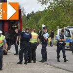 Am Einsatz bei Saarbrücken beteiligt: rund 100 Polizisten. Foto: BeckerBredel