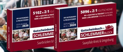 SOL.DE verlost Schlemmerblöcke für Saarbrücken und den Saarpfalz-Kreis. Fotos: Unsplash/ Gutscheinbuch.de