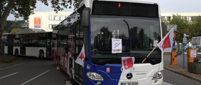 Im Saarland streiken aktuell Busfahrer. Symbolfoto: BeckerBredel.