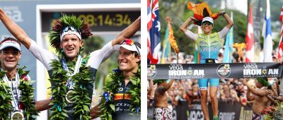 Jan Frodeno und Anne Haug gewannen beide die Iron Man WM auf Hawaii. Fotos: David Pintens/dpa-Bildfunk