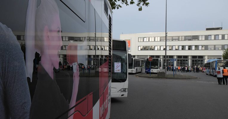 Während der Verhandlungen kam es mehrfach zu Streiks im Saar-Busverkehr. Foto: BeckerBredel