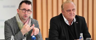 Umweltminister Reinhold Jost und Innenminister Klaus Bouillon wollen beim Bund dafür kämpfen, dass die Fördergelder nicht zurückgezahlt werden müssen. Foto: BeckerBredel