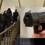 Als die Polizisten das Haus nach ihm durchsuchten, begann der Mann auf sie zu schießen. Symbolfotos: Bernd Thissen/Federico Gambarini/dpa-Bildfunk