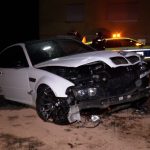 Hier zu sehen: der in Heusweiler verunfallte BMW. Foto: NonStopNews