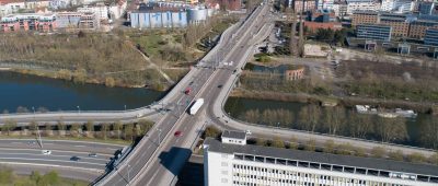 Die Westspangenbrücke wird saniert. Archivfoto: BeckerBredel