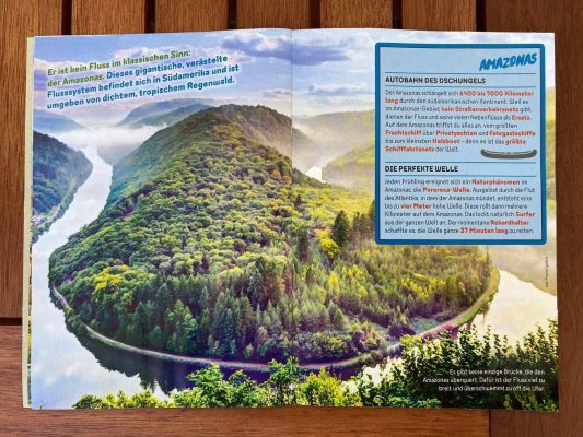 Kann mal passieren: Der Amazonas wurde in einem Magazin mit der Saar verwechselt. Foto: SOL.DE
