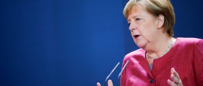 Nach Informationen der Deutschen Presse-Agentur haben sich Bund und Länder in einer Videoschalte mit Kanzlerin Merkel auf erste Einigungen bezüglich weiterer Corona-Regeln geeinigt. Archivfoto: picture alliance/Axel Schmidt/Reuters Pool/