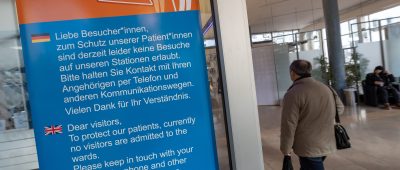 Im Saarland können Krankenhäuser nun ab einer Sieben-Tage-Inzidenz von 50 allgemeine Besuchsverbote erlassen. Symbolfoto: Peter Kneffel/dpa