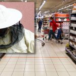 Ein Mann mit einem Imkerhut randalierte in einem Supermarkt in Quierschied und rangelte mit den Angestellten. Symbolfoto: Pixabay & Salvatore Di Nolfi/dpa-Bildfunk