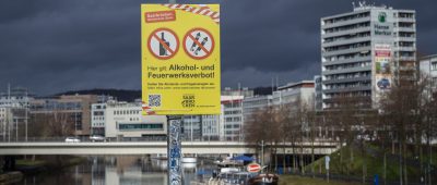 An einigen öffentlichen Plätzen im Saarland gilt an Silvester Alkohol- und Feuerwerksverbot. Symbolfoto: BeckerBredel