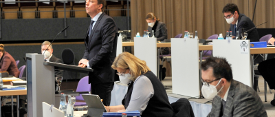 Die Regelungen wurden kürzlich im Rahmen einer Sondersitzung des Landtags diskutiert. Foto: BeckerBredel
