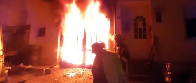 Bei dem Brand in Losheim entstand hoher Sachschaden. Foto: Freiwillige Feuerwehr Wahlen/Facebook
