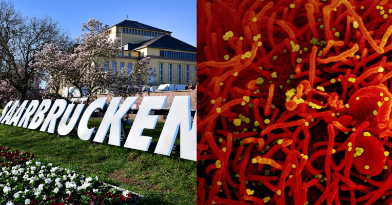 Die Zahl der Corona-Mutationen im Regionalverband Saarbrücken nimmt weiterhin zu. Fotos: (links) BeckerBredel | (rechts) Niaid/Europa Presse/dpa-Bildfunk